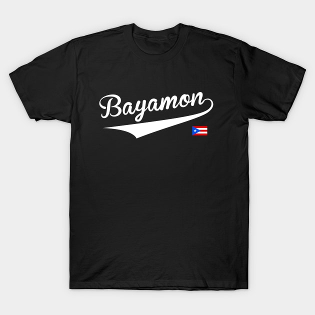 Bayamon Puerto Rico Proud Puerto Rican Baseball T-Shirt by PuertoRicoShirts